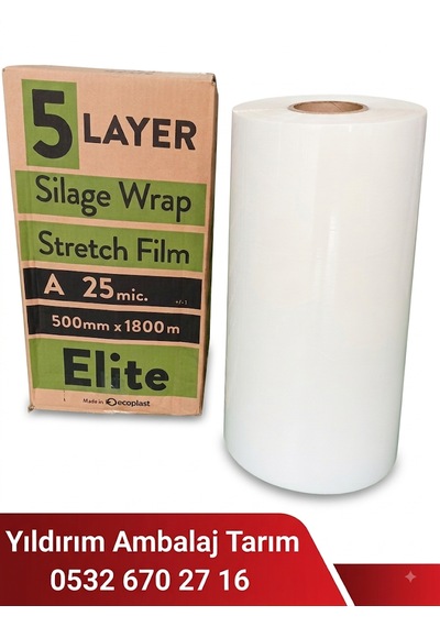 Silaj Streci 25mic 50cmx1800mt Ecoplast Elite