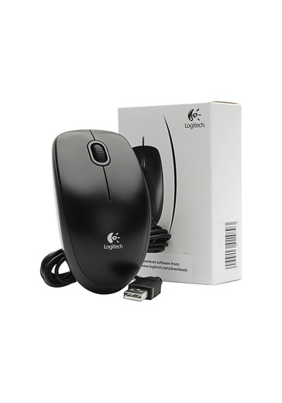 Logıtech 910-003357, B100 Siyah, Usb Kablolu, 1000dpi, Optik, 3 Tuşlu, Mouse