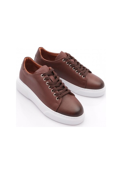 Dgn Paco Erkek Sneakers Ayakkabi Taba Floater Beyaz