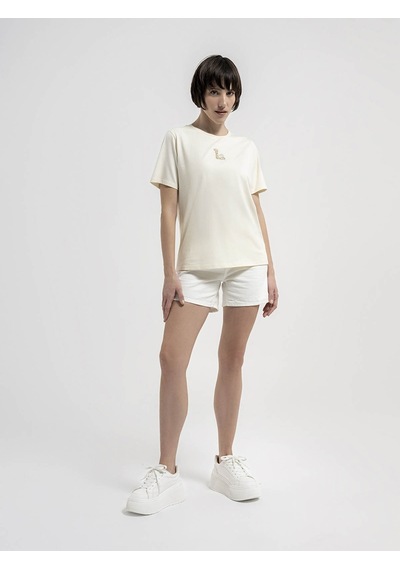 Loft Kadın T-shirt Ekru Lf2035284 24yp69000206 P6983