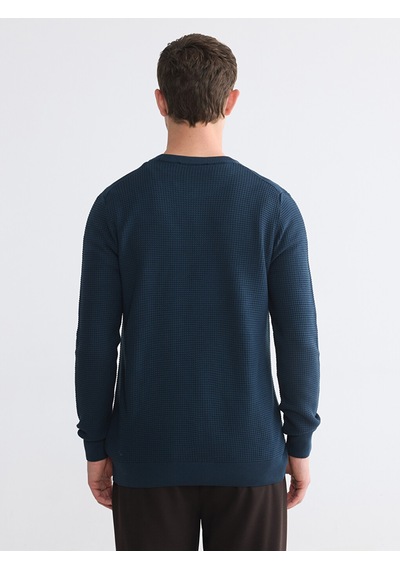 Lcw Vision Petrol Bisiklet Yaka Regular Fit Erkek Triko Kazak