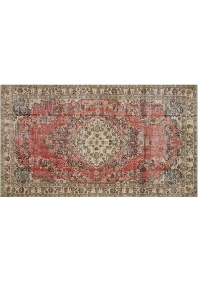 Eskitme Vintage %100 El Dokuma Halı 164 X 288 Cm 8957
