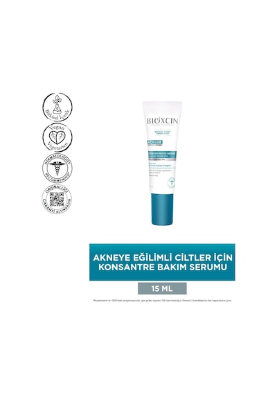 Acnium Konsantre Bakım Serumu 15 Ml Akneye Eğilimli Ciltler İçin Sebum Dengeleyici Ve Nemlend