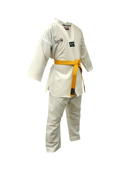 Dragondo 10011 Beyaz Yaka Taekwondo Elbisesi Mavi