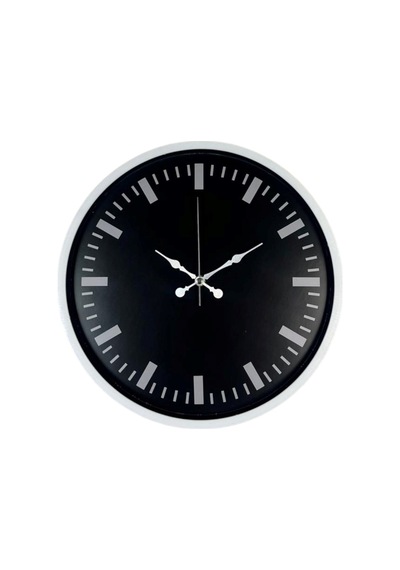 Beyaz 36 Cm Modern Duvar Saati Çok Renkli