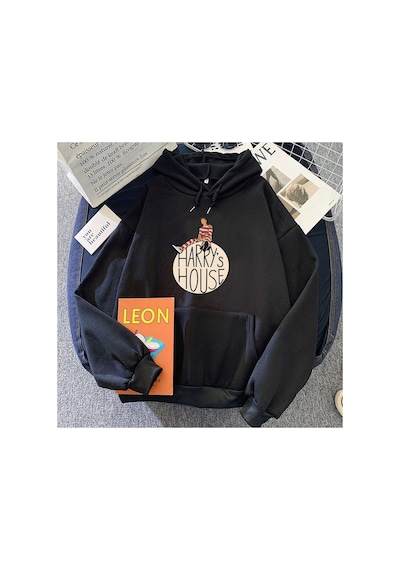 Tarzsokak Siyah Harrys Evi Hoodies Yeni Harajuku Kore Tarzı Unisex Özellar