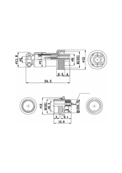 Hubrendy Sh Magicvoice Mv-29494 Dişi 4 Pinli Mini Mayk Fiş