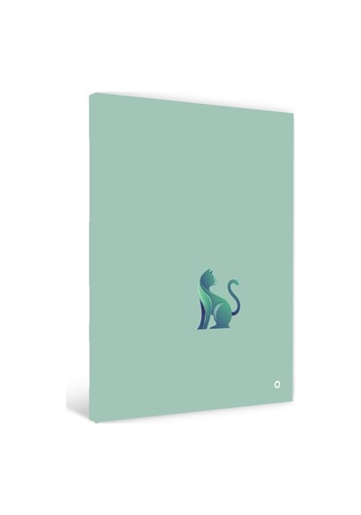 Motivasyon Defter Kedicik Yeşil