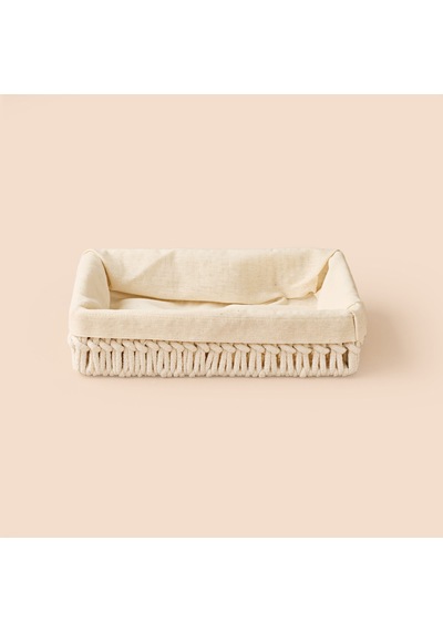 Living Boho Style Sepet - Ekru - 7x19x28,5 Cm Çok Renkli