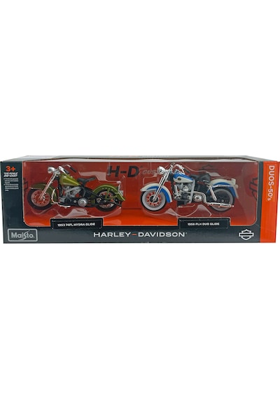 1/18 Harley-davidson İkili Motorlar 50'ler