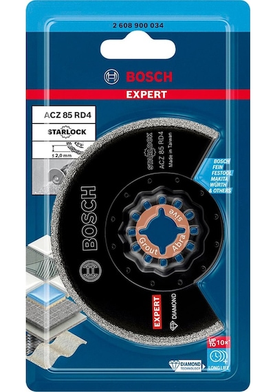 Bosch Expert Acz 85 Rd4 1 Li Starlock Segman Testere 2608900034