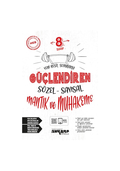 Ankara Yayıncılık 8.sınıf Güçlendiren Say-söz Mantık Muhakeme Soru Bankası
