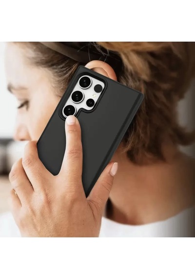 Newface Samsung Galaxy S24 Ultra Kılıf First Silikon - Koyu Yeşil
