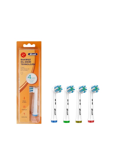 iBrush Clean Maximizer Oral B Şarjlı Diş Fırçası Uyumlu Yedek Baş