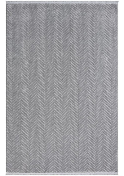 Çam Halı Dizayn 0201 Gri Koridor Halısı Kesme Yolluk Mutfak Halısı Modern Salon Halısı
