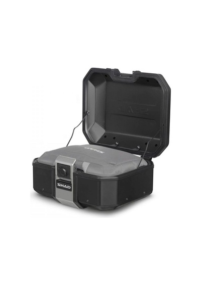 Shad Motosiklet Çanta - Topcase - Tr37 Terra Black Edition Arka Çanta 37lt Kask Siğmaz Standart