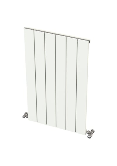 Alüminyum Radyatör 100x54 6 Dilim Kırık Beyaz Ral9010 Hestia
