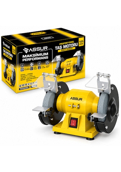 Assur Asr456 200w 125 Mm Profesyonel Taş Motoru