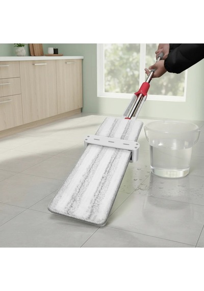 Lüx Temizlik Mopu Kendinden Sıkmalı Mikrofiber Mop Kendini Temizleyen Mop Yedek Bez Hediyeli New
