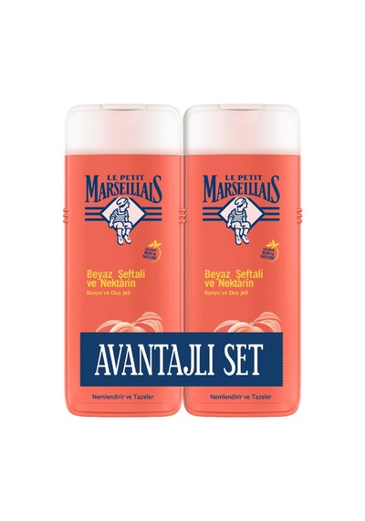 Le Petit Marseillais Şeftali Duş Jeli 2x400 Ml Nemlendirici Ve Tazeleyici 3'li Ekonomik Paket - Tarı Diğer
