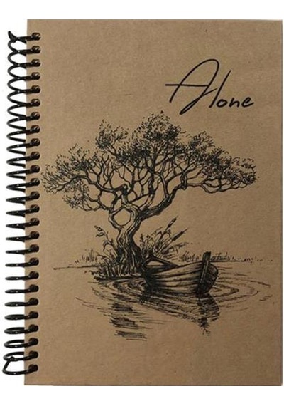 Tokaç 16x23 Kraft Spiralli Defter 80 Yp. Kareli