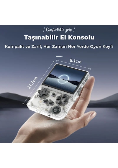 Rg35xx 2024 Yeni Versiyon Dikey Retro El Oyun Konsolu 64 Gb Beyaz - 3.5 İnç Ips Ekran H700 İşlemci 1 Gb Ram Titreşim Motorlu Hdmı Tv Bağlantılı Nostaljik Taşınabilir Konsol Psp, Ps1, Dc Destekli Rg35xx 2024 Yeni Versiyon Dikey Retro El Oyun Konsolu 64 Gb Beyaz - 3.5 İnç Ips Ekran H700 İşlemci 1 Gb Ram Titreşim Motorlu Hdmı Tv Bağlantılı Nostaljik Taşınabilir Konsol Psp, Ps1, Dc Destekli
