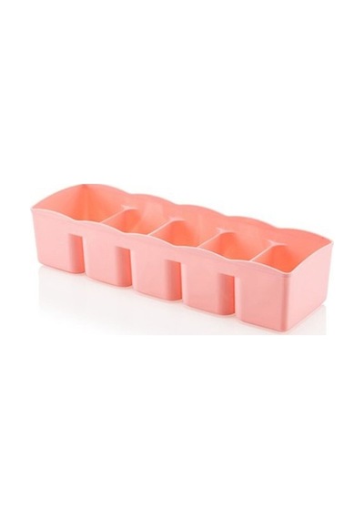 1 Adet 5 Bölmeli Çekmece Içi Düzenleyici Çekmece Organizer Plastik Çok Renkli Tr Diğer