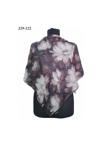 Moonscarfs Moonscarf Soft Pamuk Eşarp Kahverengi 329-122 Çok Renkli