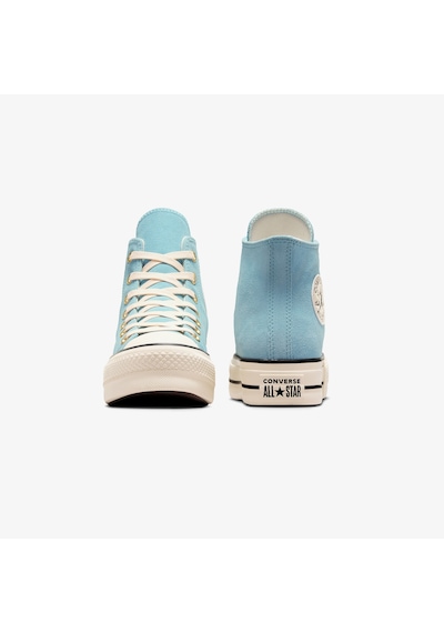 Converse Chuck Taylor All Star Lift Kadın Mavi Süet Platform Sneaker