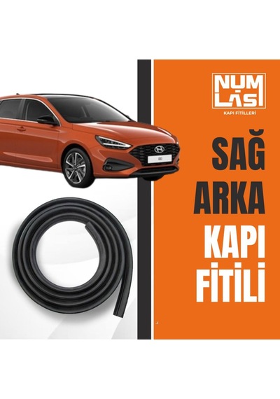 Hyundai İ30 2018-2025 Sağ Arka Kapı Fitili-a Kalite-numlas-nm6200