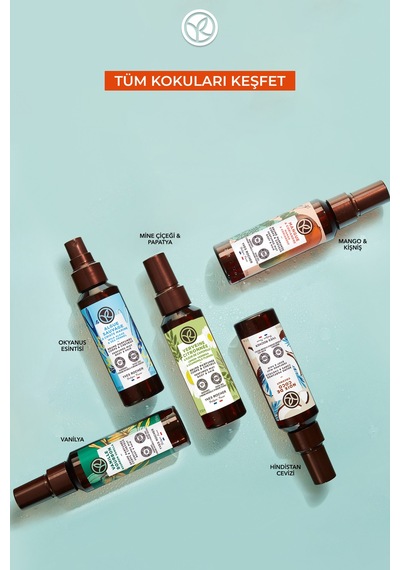 Yves Rocher Saç Ve Vücut Spreyi- Canlandırıcı Mango & Kişniş - Vegan-100ml