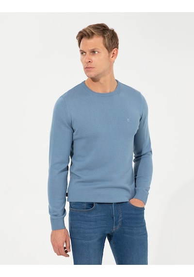 Pierre Cardin Erkek Mavi Kazak /triko 50257290-vr036 Mavi