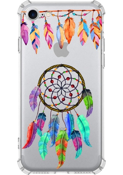 Printify Apple Uyumlu iPhone 7 Devil Eye 6 Baskılı Şeffaf Köşe Korumalı Antişok Kılıf 0166f