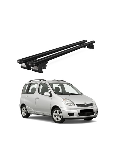 Venüs Toyota Yaris Verso Mpv 2000-2005 Uyumlu Siyah Ara Atkı Port Bagaj Tavan Barı