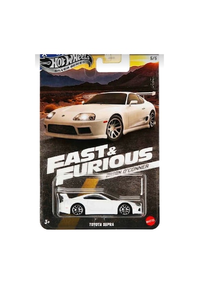 Uzun Kart Fast And Furious Brain O'conner Toyota Supra F&f Beyaz