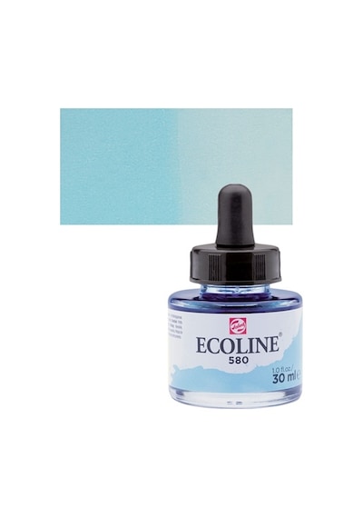 Talens Ecoline Sıvı Suluboya 30ml - Pastel Blue 580