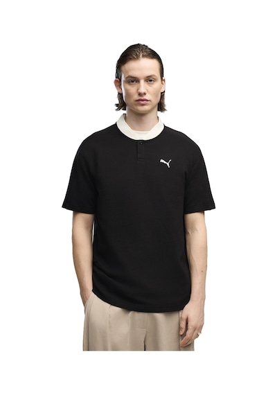 Puma Class Relaxed Material Erkek Siyah Günlük Stil T-shirt 69430201
