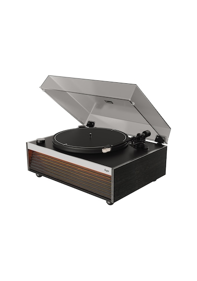 Hym s Lumi Dahili Bluetooth Hoparlörlü Işıklı Retro Pikap Plakçalar Aux, Rca Çıkışlı All-in-