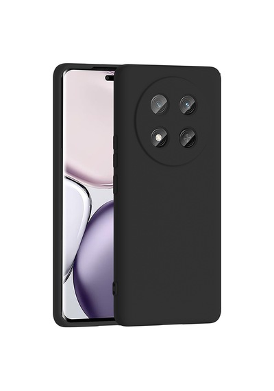 Honor Magic 7 Lite Kılıf Yumuşak Silikon Kamera Korumalı Lansman Heptek İletişim Siyah