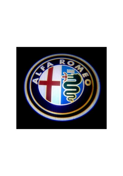 Alfa Romeo Kapı Altı Led Aydınlatma Araç Logolu 4 Kapılık