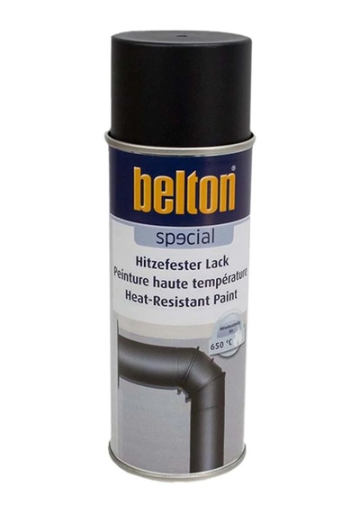 Belton Sprey Boya Isıya Dayanıklı Siyah 400 Ml