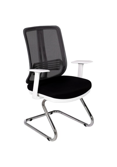 Ofisbazaar Up Beyaz Fileli Misafir Koltuğu Ergonomik Toplantı Ve Bekleme Koltuğu Siyah Fileli Siyah Ofisbazaar Up Beyaz Fileli Misafir Koltuğu Ergonomik Toplantı Ve Bekleme Koltuğu Siyah Fileli Siyah