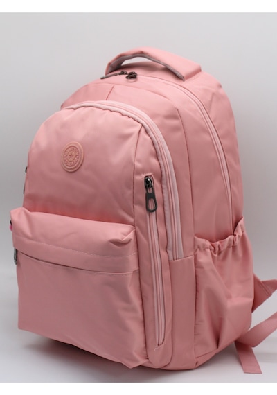 Modern Günlük Okul Sırt Çantası Suya Dayanıklı Unisex Okul Çantası 2500 Yeşil Pembe