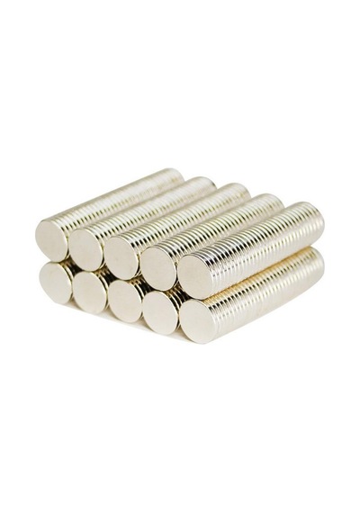 Ø8x1 Mm N35 Yuvarlak Neodyum Mıknatıs 50 Adet - Hobi Ve El İşi İçin Magneteksan