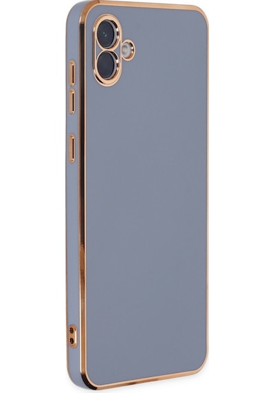 Samsung Galaxy Uyumlu A04 Kılıf Volet Silikon - Mavi Bzsxx00 1