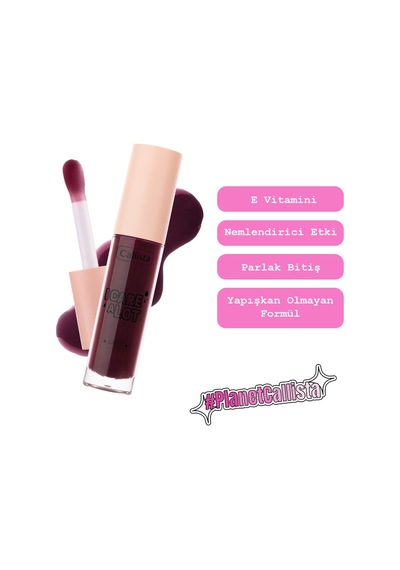 I Care A Lot Lip Oil Nemlendirici ve Parlatıcı Dudak Bakım Yağı - 30 Berry Drama - Mor
