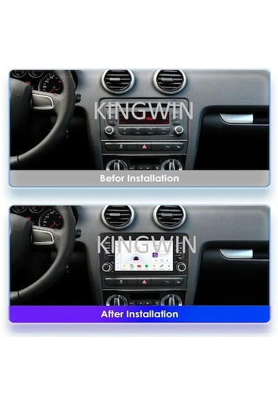 7 İnç Audi A3 Uyumlu Android Carplay 4 Gb Ram 64 Gb Hafıza Multimedya Arka Kamera  7"