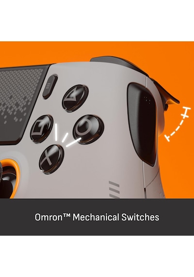 Omega Ps5 & Pc Kablosuz Kontrol Cihazı Açık Gri Resmi Lisanslı, Tmr Analog Ve Omron Mekanik Switch