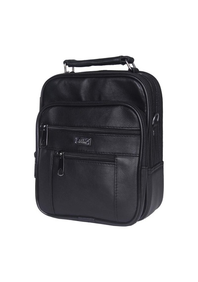 Strong Bag Strong Kasalı Siyah Erkek Küçük Boy El Çantası, Omuz Çantası Ndel Siyah