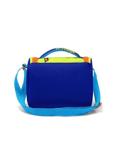 Coral High Kids Fosforlu Sarı Saks Motorsiklet Desenli Okul Çanta Seti Set0123742
